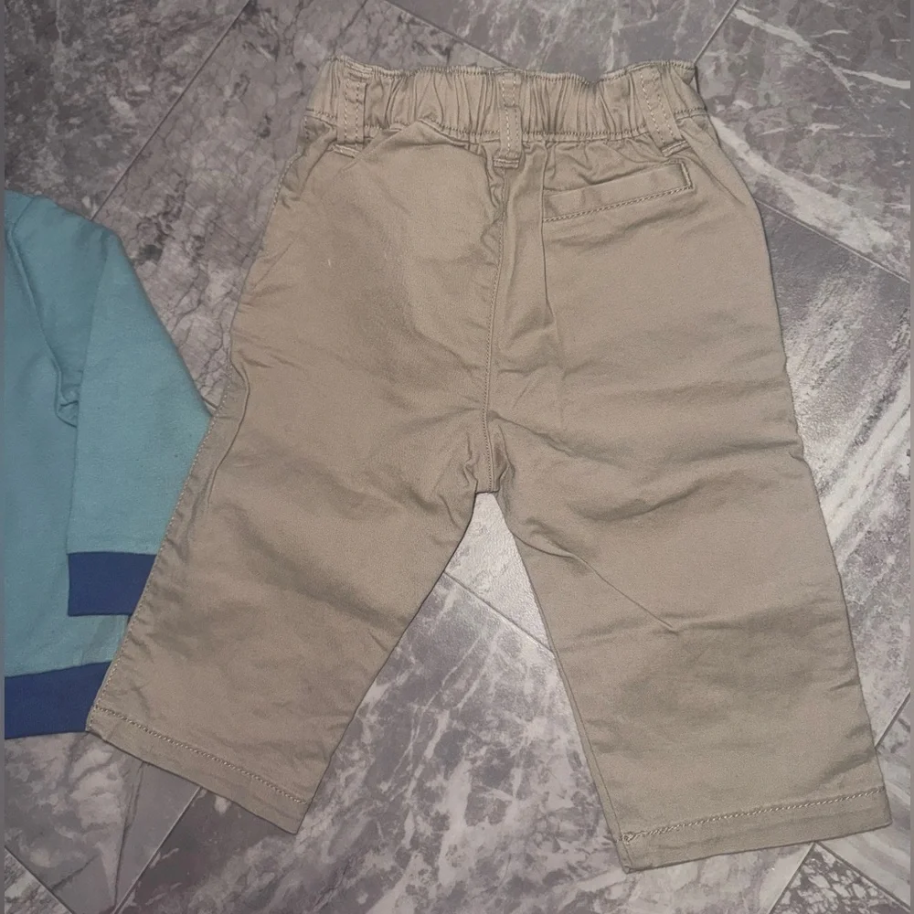 Baby Gap Boys Tan Khaki Chino Pants Size 9-12M